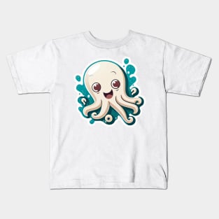 HAPPY SQUID CUTE Kids T-Shirt